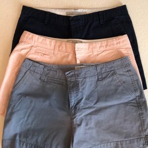 Three pairs of Old Navy shorts